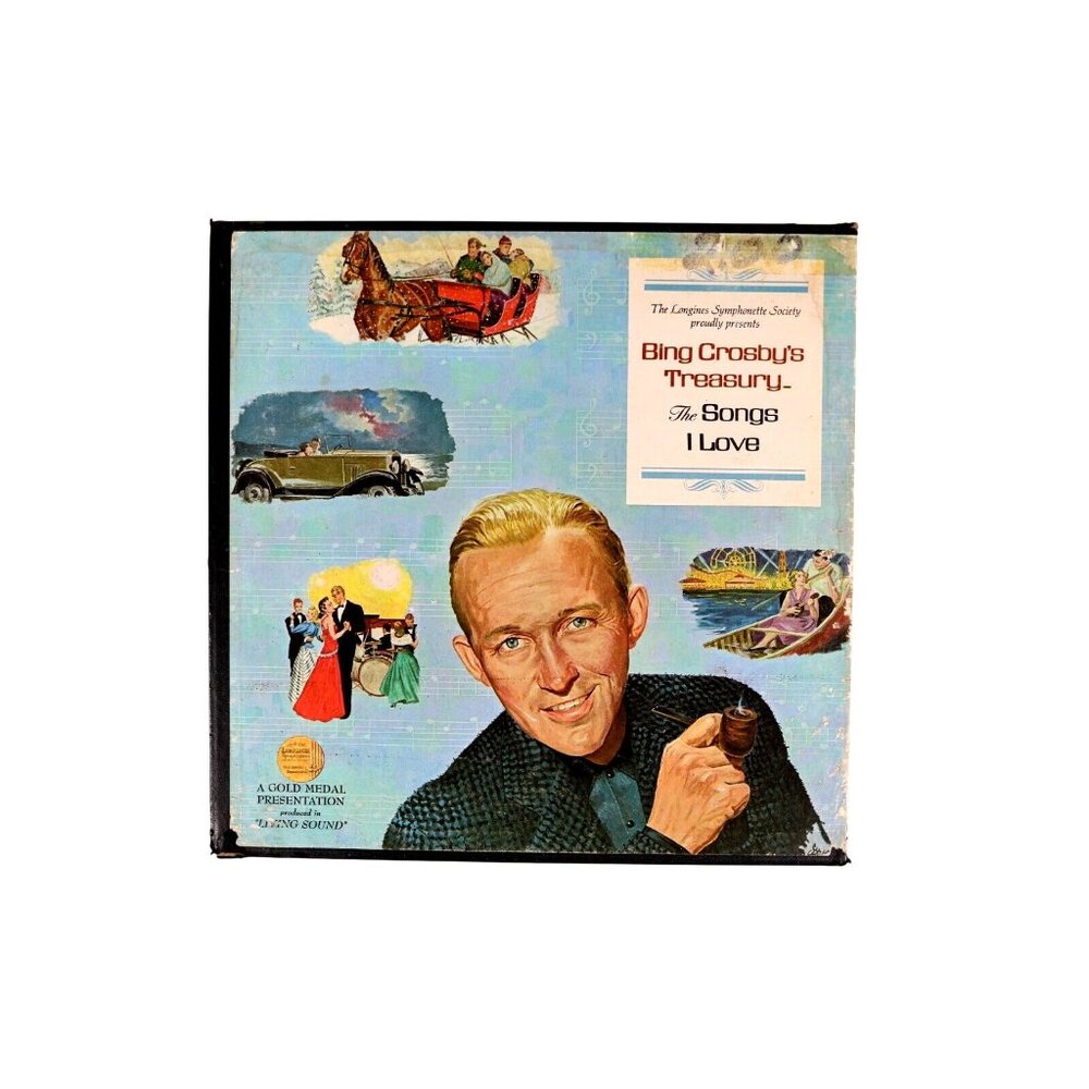 Bing Crosbys Treasury: The Songs I Love Complete 6 LP Vinyl Record Set 33 RPM